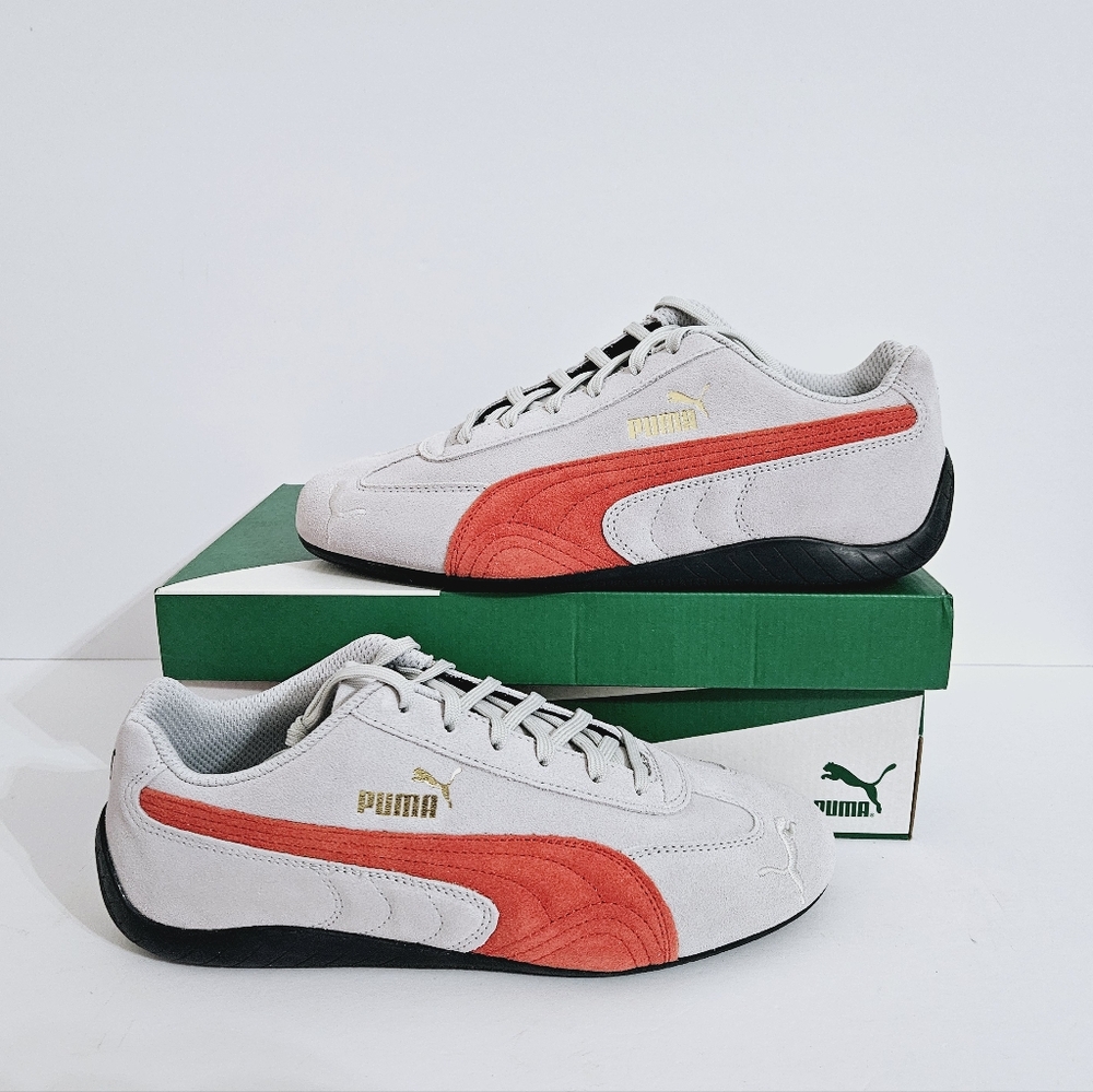 Puma Red and Gray Sneakers Classic Design